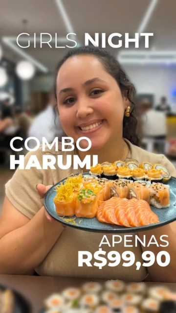 NOITE DAS GAROTAS + SUSHI - SUSHI PONTA NEGRA