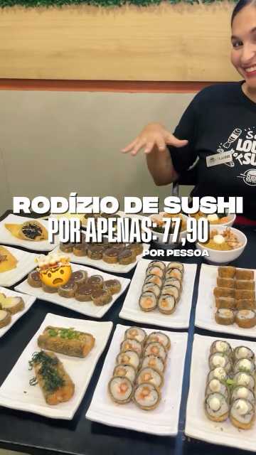 RODÍZIO TRADICIONAL COMPLETO - SUSHI PONTA NEGRA