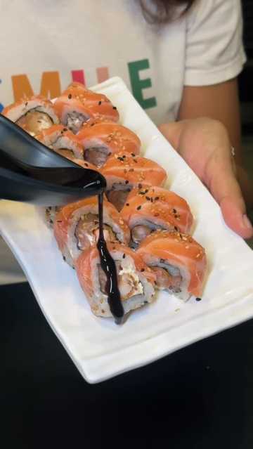VENHA SER FELIZ COM UM URAMAKI ESPECIAL - SUSHI PONTA NEGRA