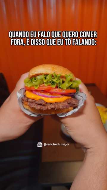 JÁ CONHECE O NOSSO LANCHE? LANCHE DA MAJOR