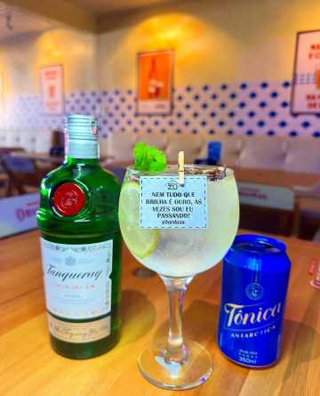 O CLÁSICO GIN TÔNICA - BAR DA ZU