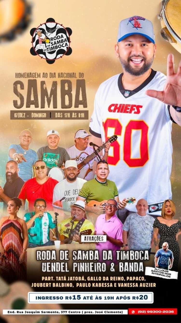 HOMENAGEM AO DIA NACIONAL DO SAMBA - TIMBOCA